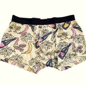 MeUndies Men's Briefs NWOT sz M Wine Champagne Fireworks Yellow Underwear